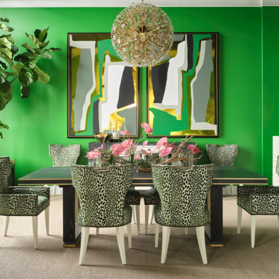 Larry Laslo's Green Room design for Chaddock